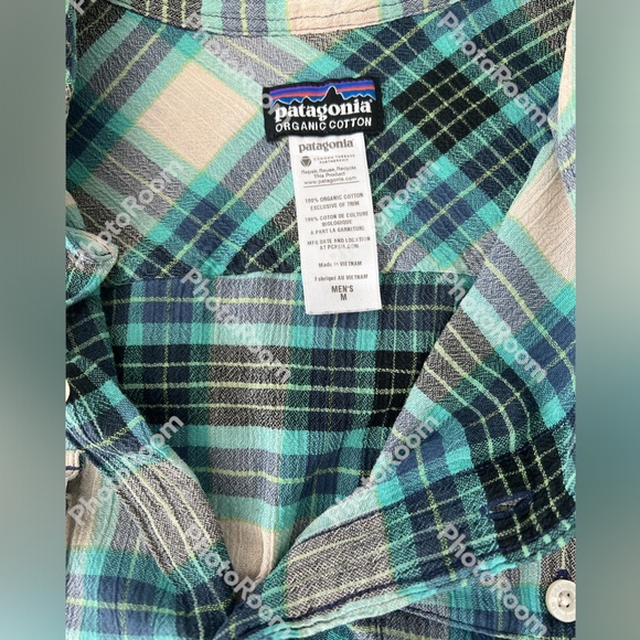 PATAGONIA ORGANIC COTTON EUC SZ M LIGHT WEIGHT LONG SLEEVE - Picture 4 of 7